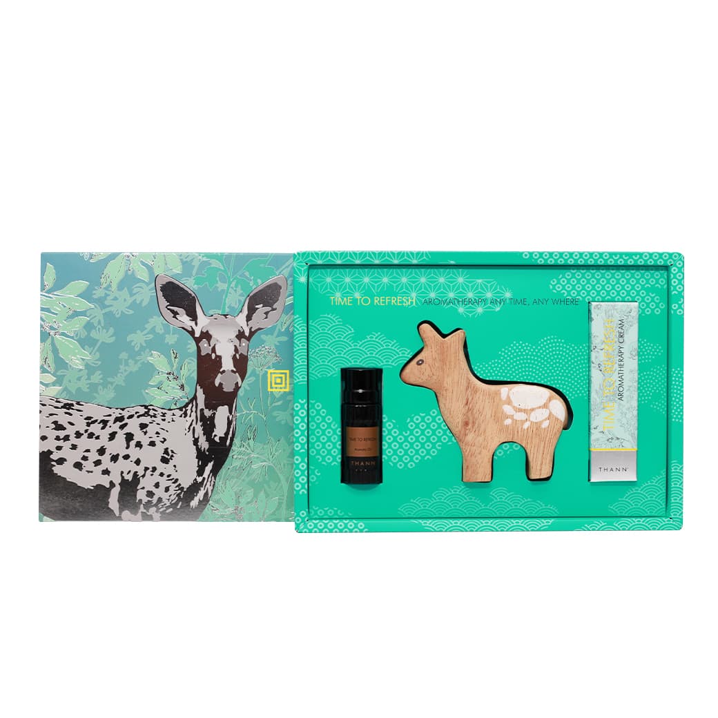 LIMITED EDITION Time To Refresh Set (M Wooden Deer - Stag)